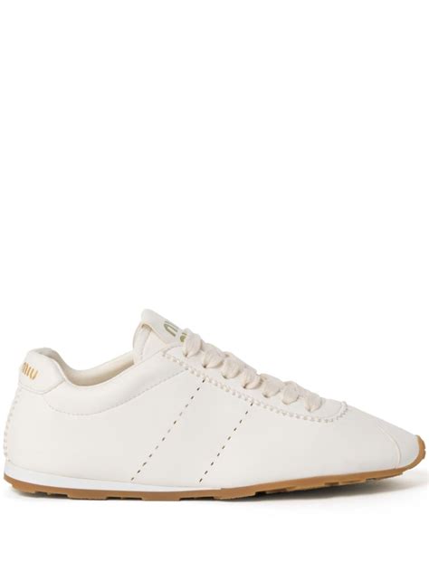 miu miu sneaker replica|Miu Miu Plume Sneakers .